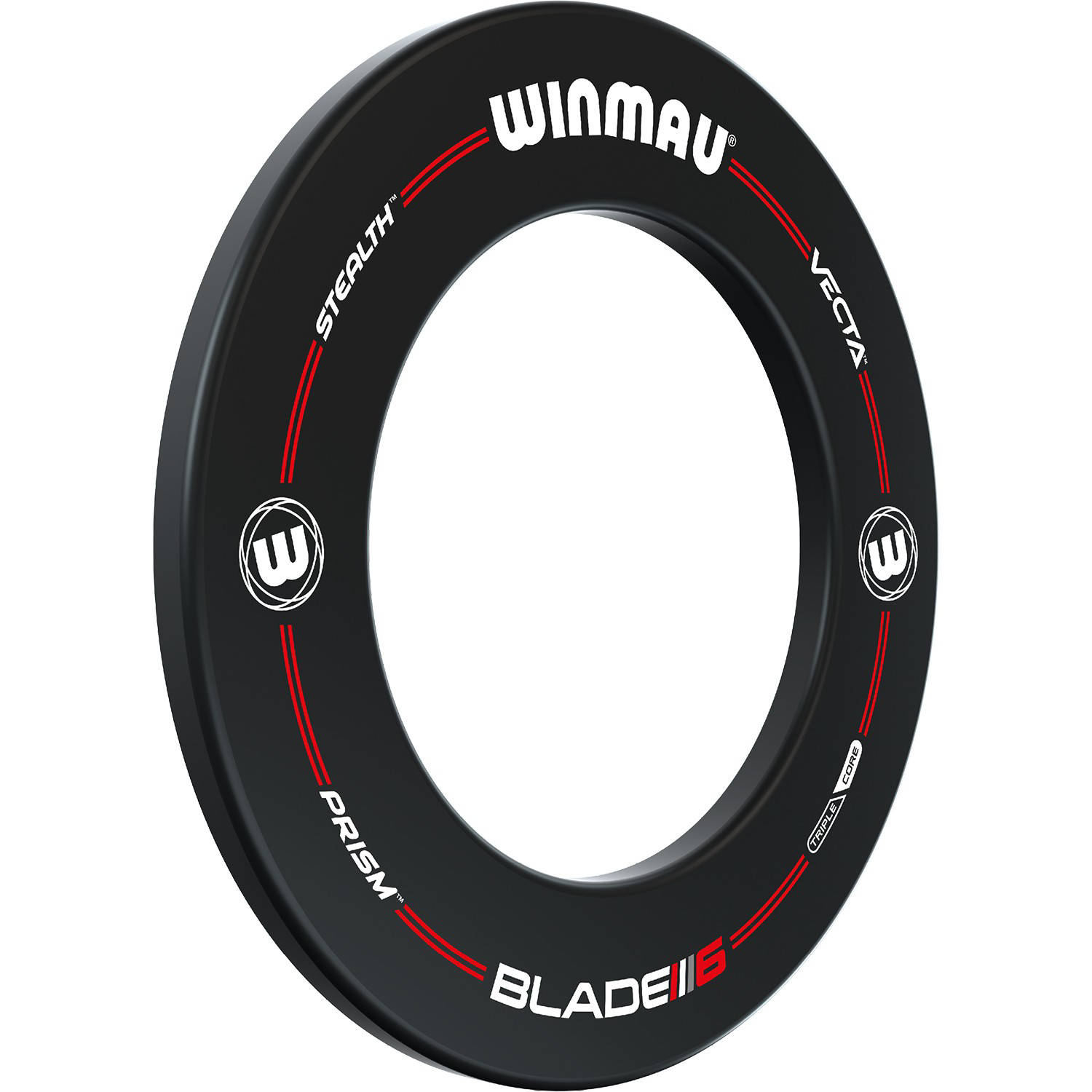 Winmau catchring Pro-Line zwart Pro-Line catchring (zwart)