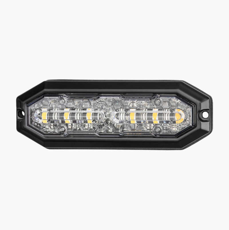 Blitslys med 6 stk. LED, oransje