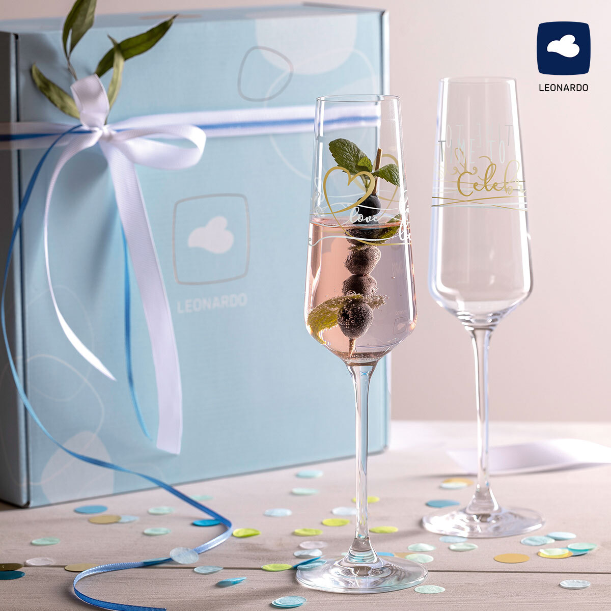 LEONARDO Sektglas PRESENTE CELEBRATE 2er Set