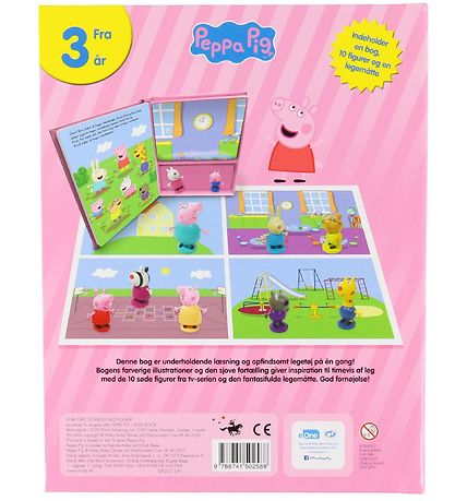 Alvilda Buch m. Figuren - Peppa Wutz - Dänisch