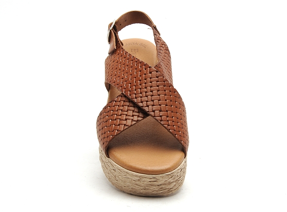 Eva frutos nu pieds talons femme 714 marron