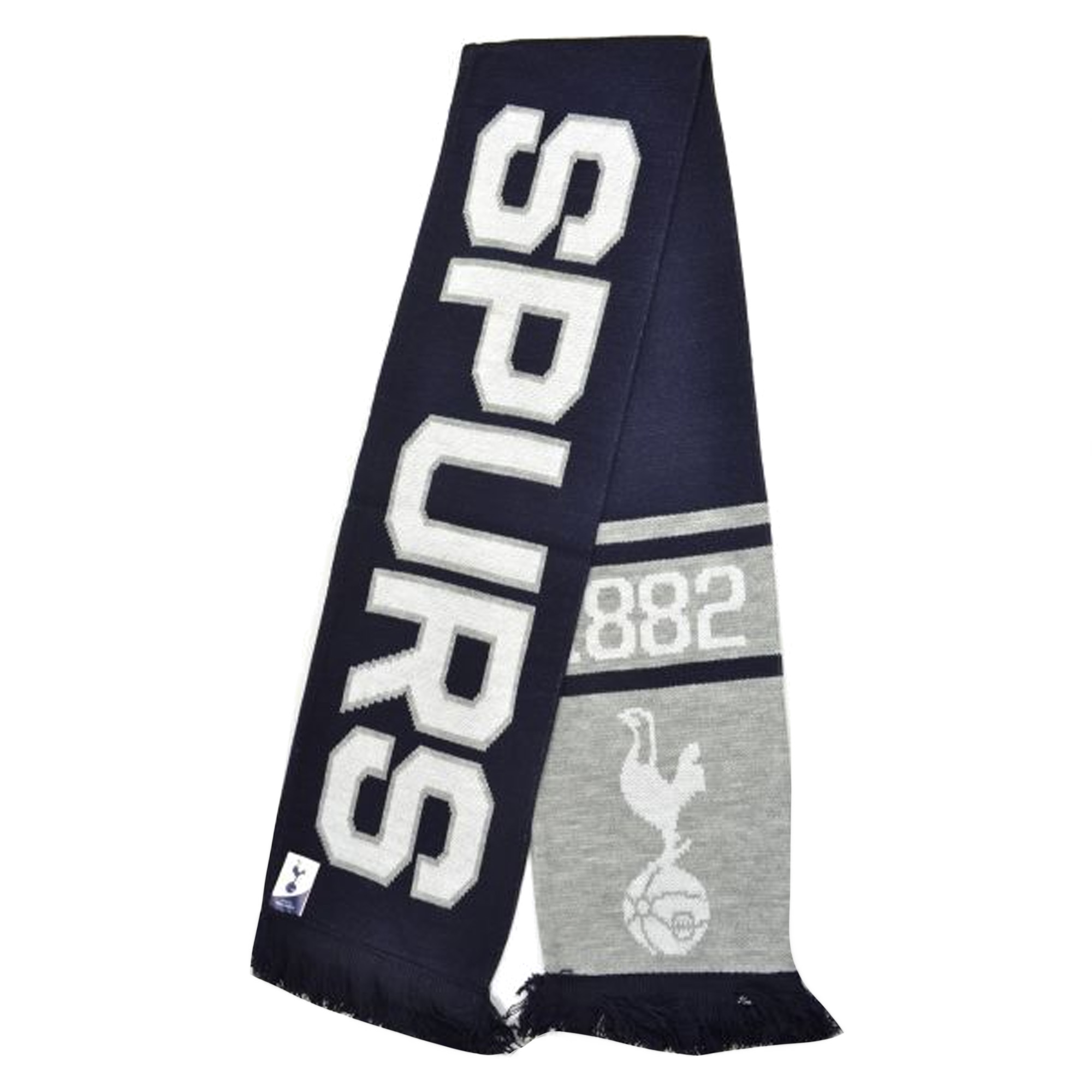 Design oficial Bufanda Jacquard do Tottenham Hotspur FC Preto