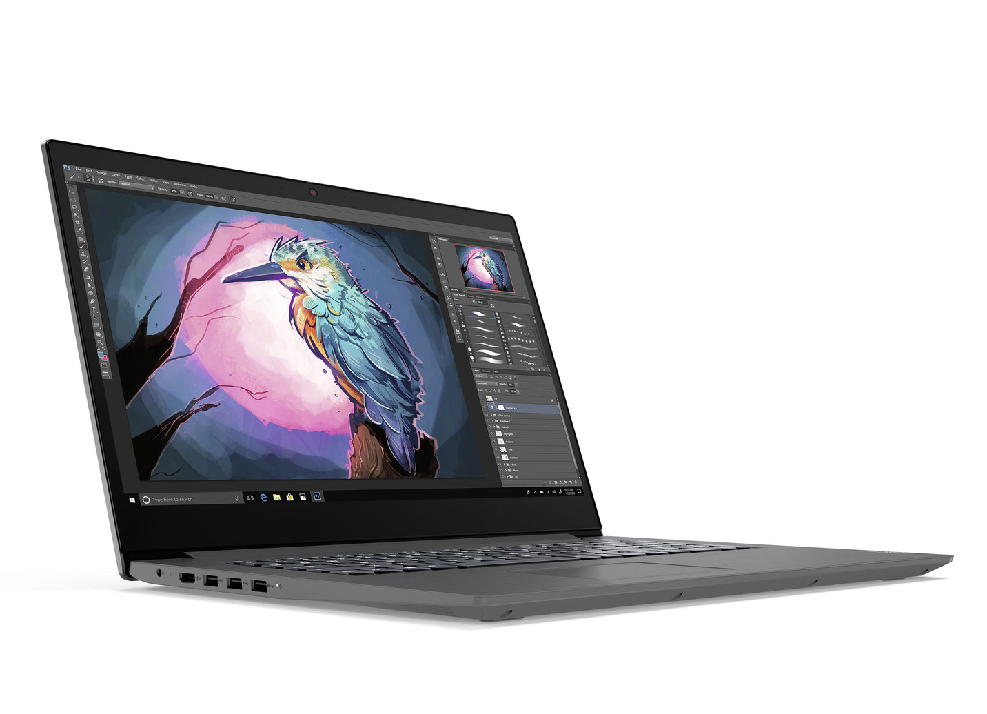 Lenovo Notebook mit 17,3“ (43,2 cm) entspiegeltem Full-HD-Display