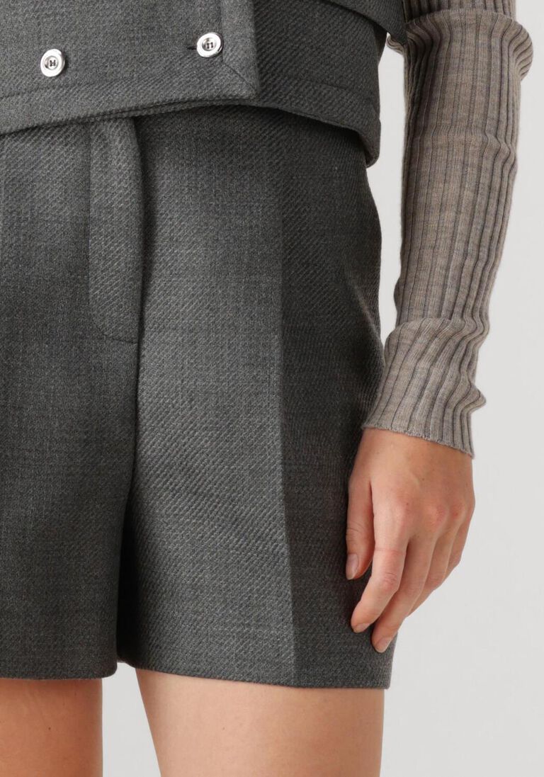 grijze herskind korte broek reggy midt waist short