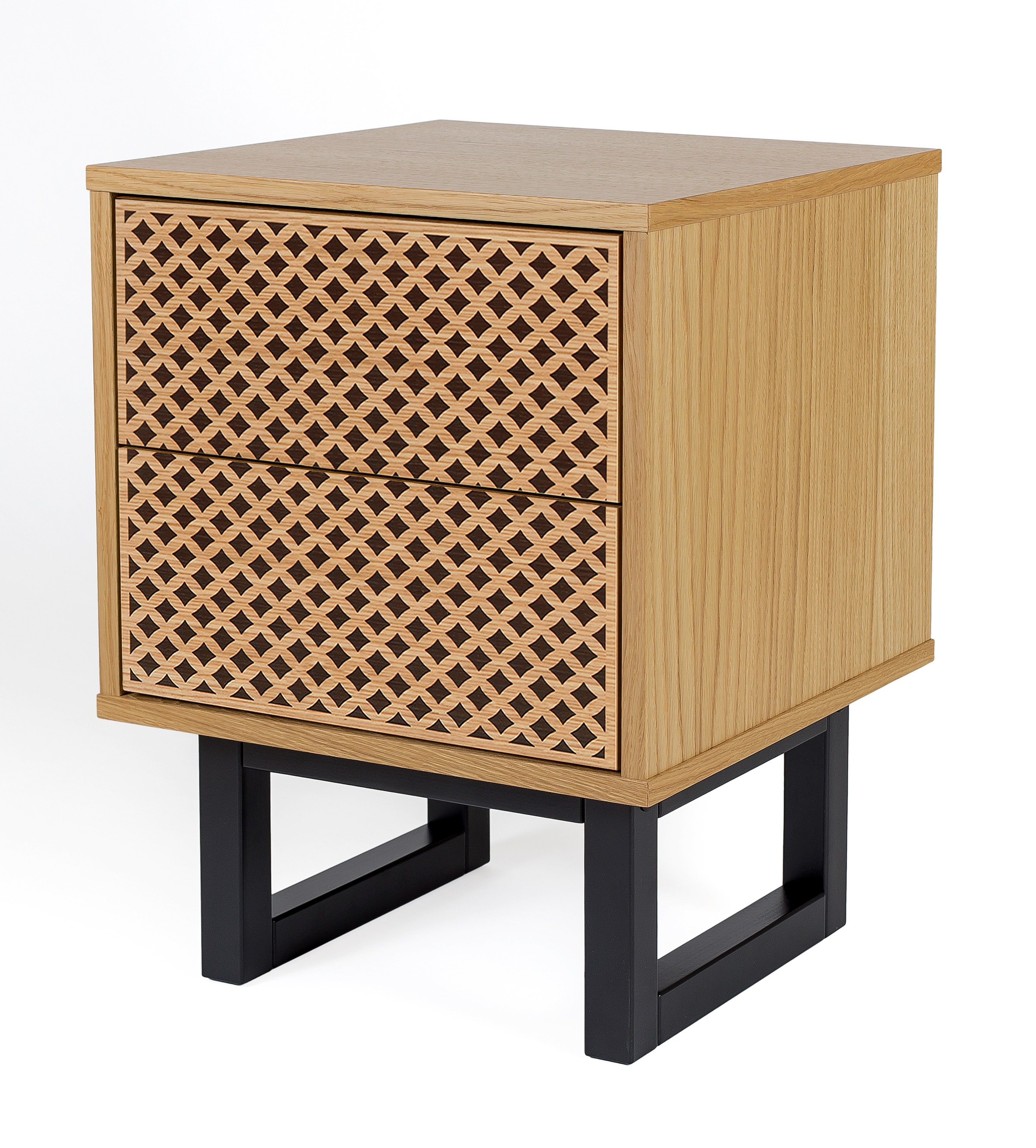 Woodman Nachttisch Holzfurnier aus Eiche, FSC®-zertifiziert