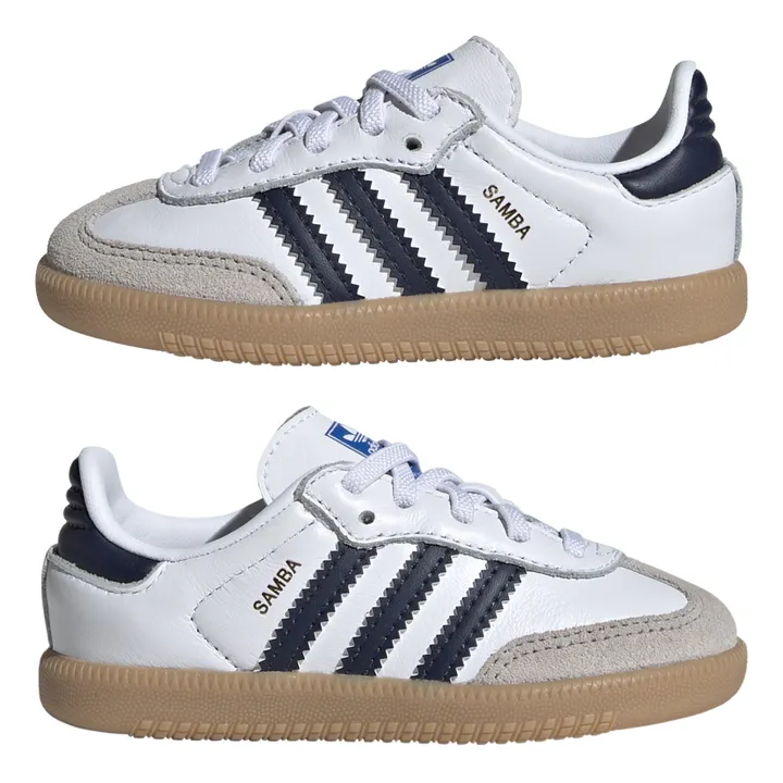 Adidas Baskets Lacets Elastiqués Samba Semelle Gomme | Bleu marine