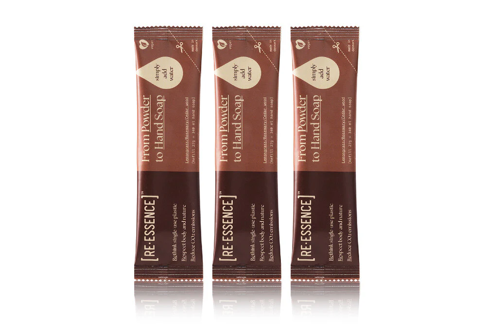 RE·ESSENCE  Håndsæbe refill, 3 stk - cistrongræs/rosmarin/cedertræ