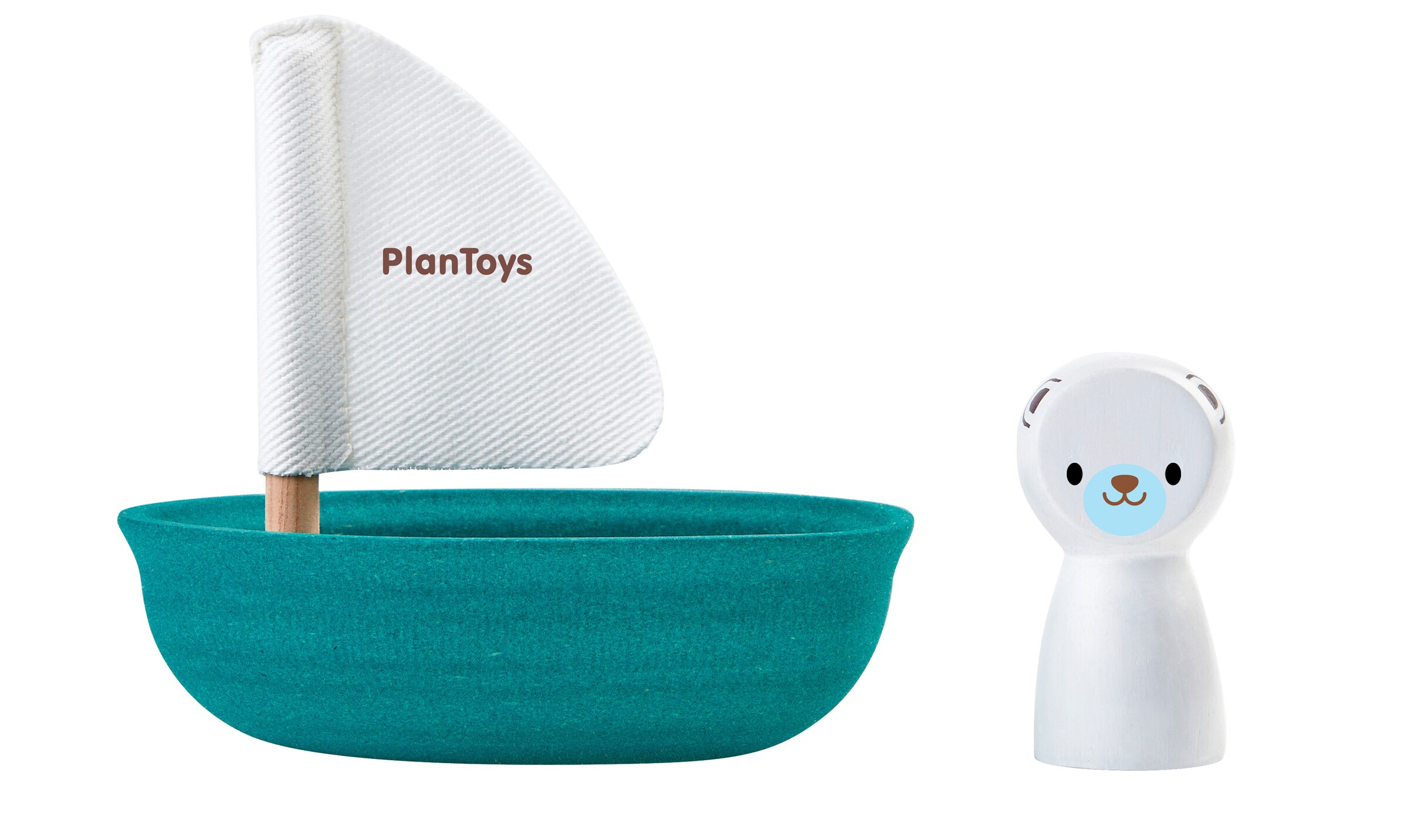 PlanToys Segelboot Eisbär