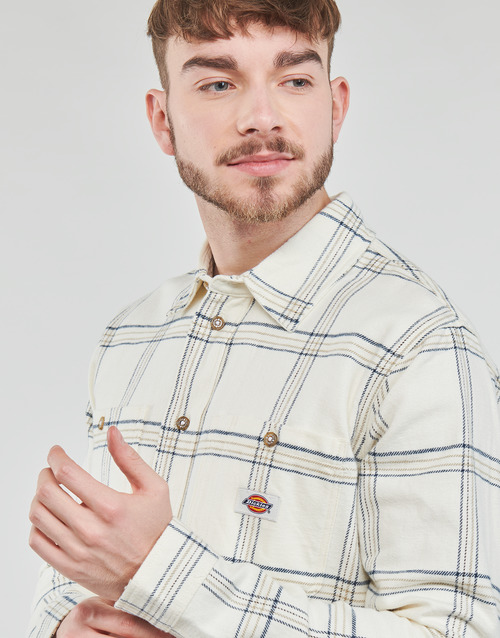 Dickies - WARRENTON SHIRT LS - Blanc
