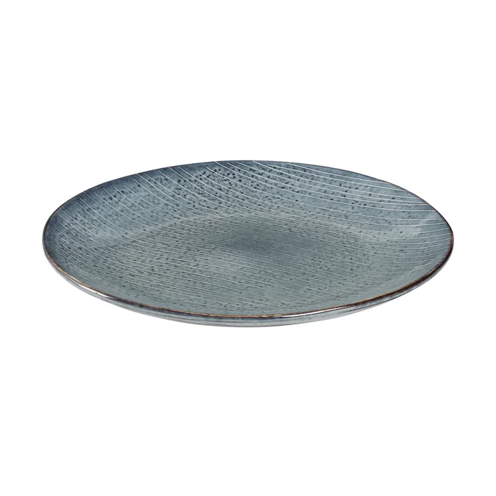 Broste Copenhagen - Nordic Sea Speiseteller, Ø 31 x H 3,3 cm, soft blue