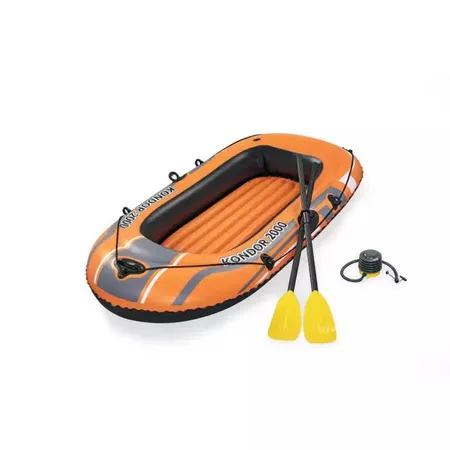 Bestway® Schlauchboot-Set „Kondor 2000“ für 1 Erwachsenen + 1 Kind 188 x 98 x 30 cm