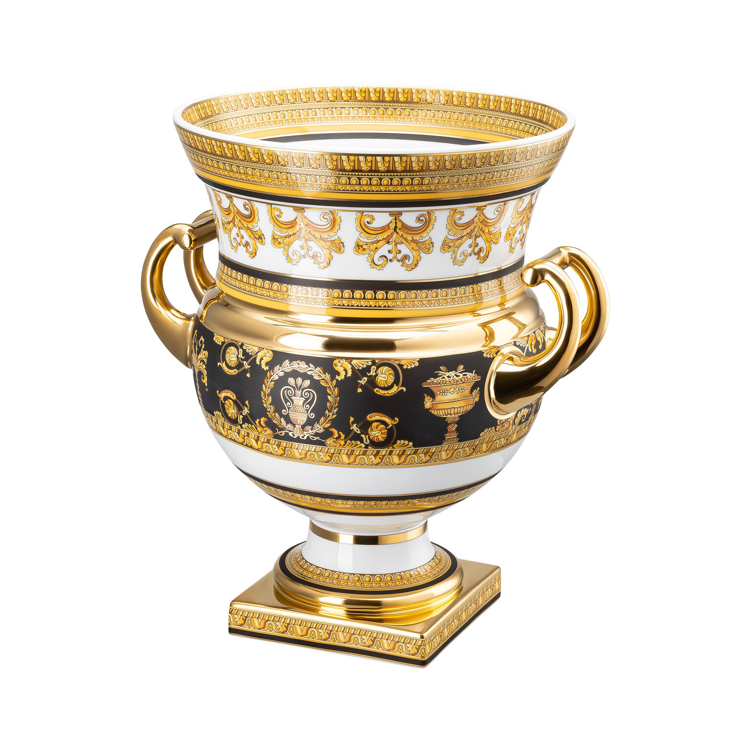 Amphora I Love Baroque Vase auf Fuß 33 cm