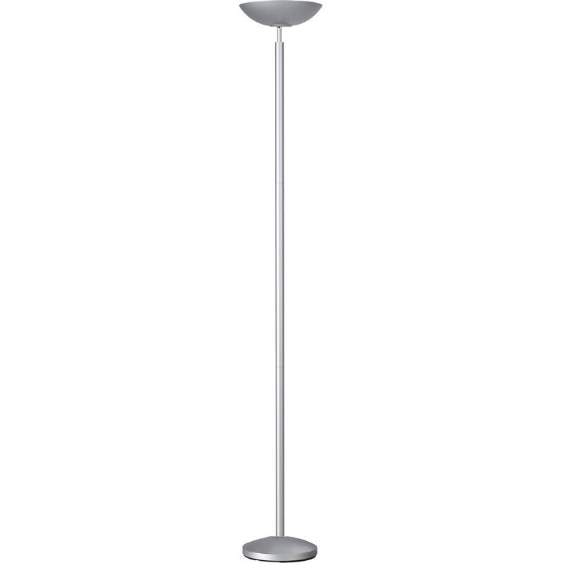 Lampadaire dely 2.0 led unilux prise europe gris métal