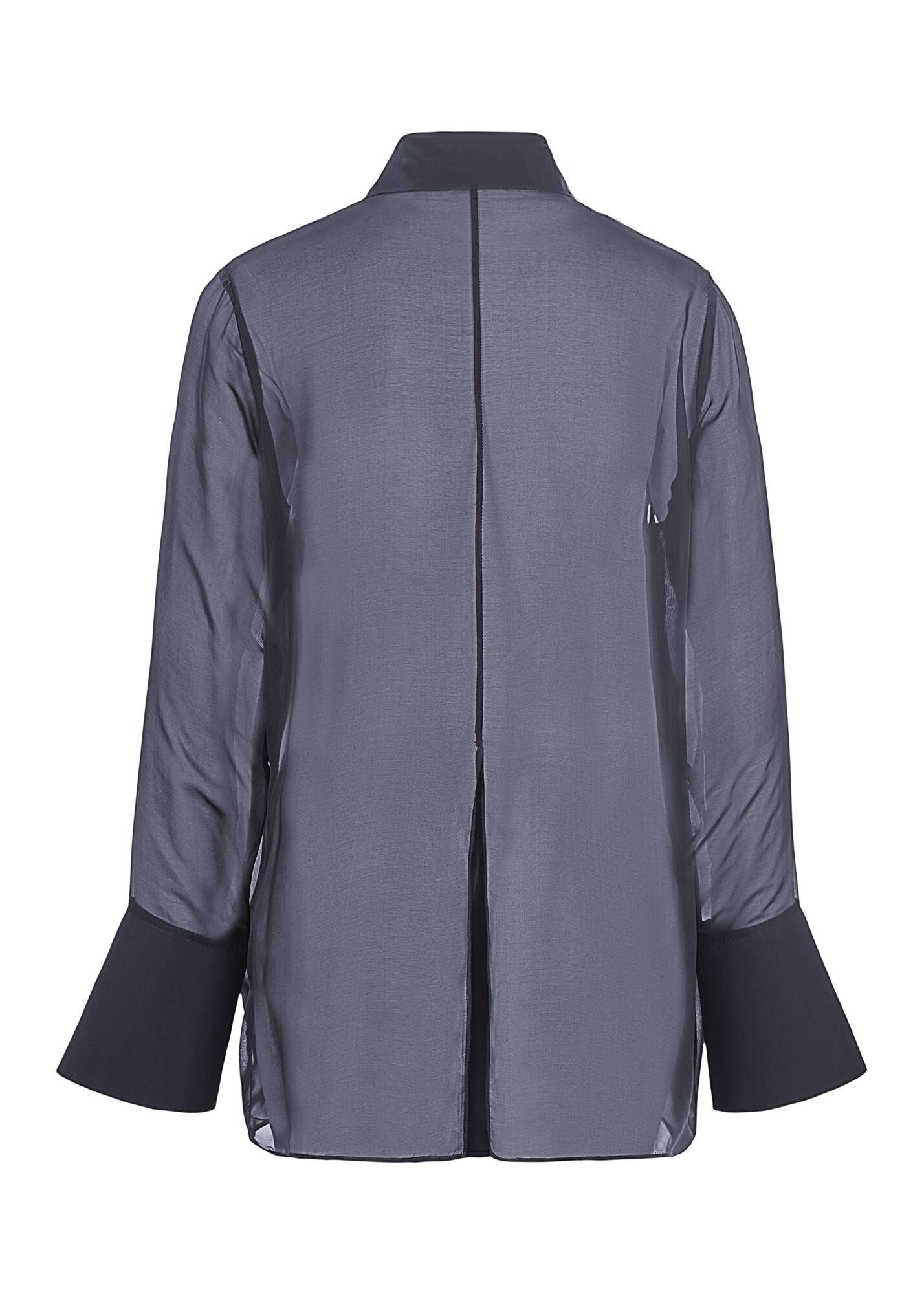 Riani| Damen Bluse TRANSPARENTE CHIFFONBLUSE mit Seide