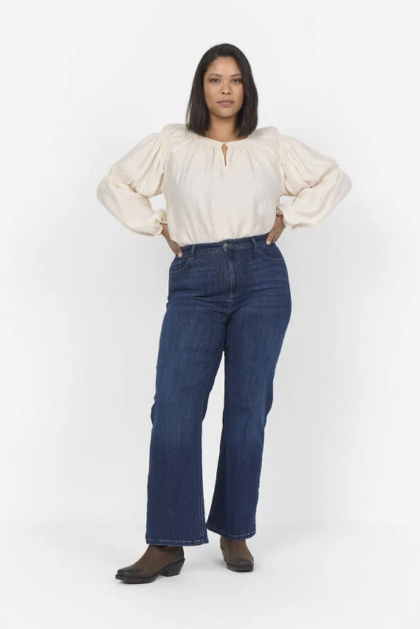 Wasabiconcept Curvy WA-CAYSA 7 Bluse Creme 1620 cream