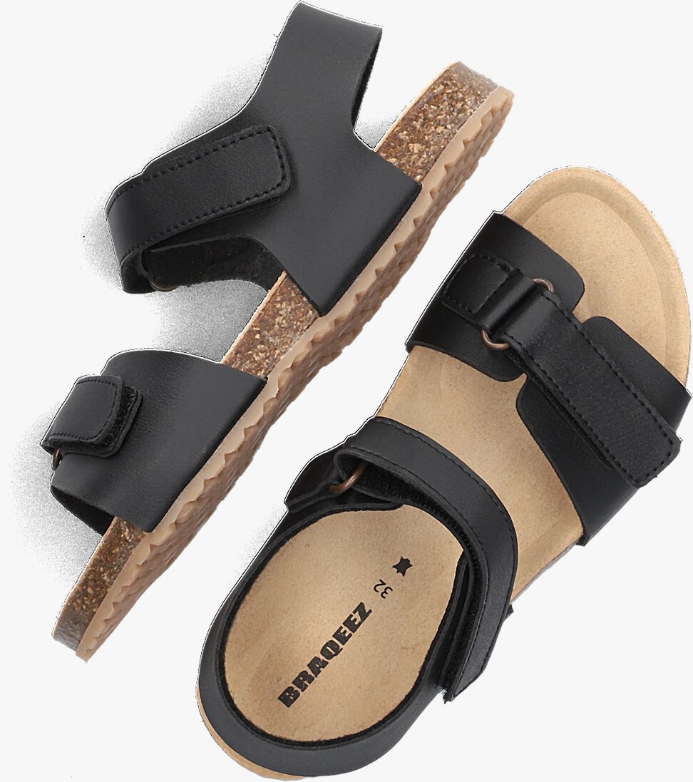 BRAQEEZ zwarte braqeez sandalen seth spain