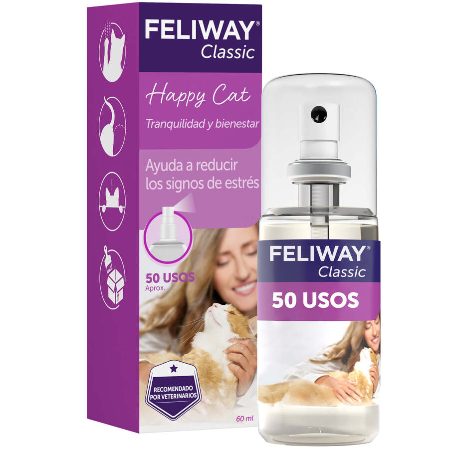 Spray tranquilizante Feliway para gatos