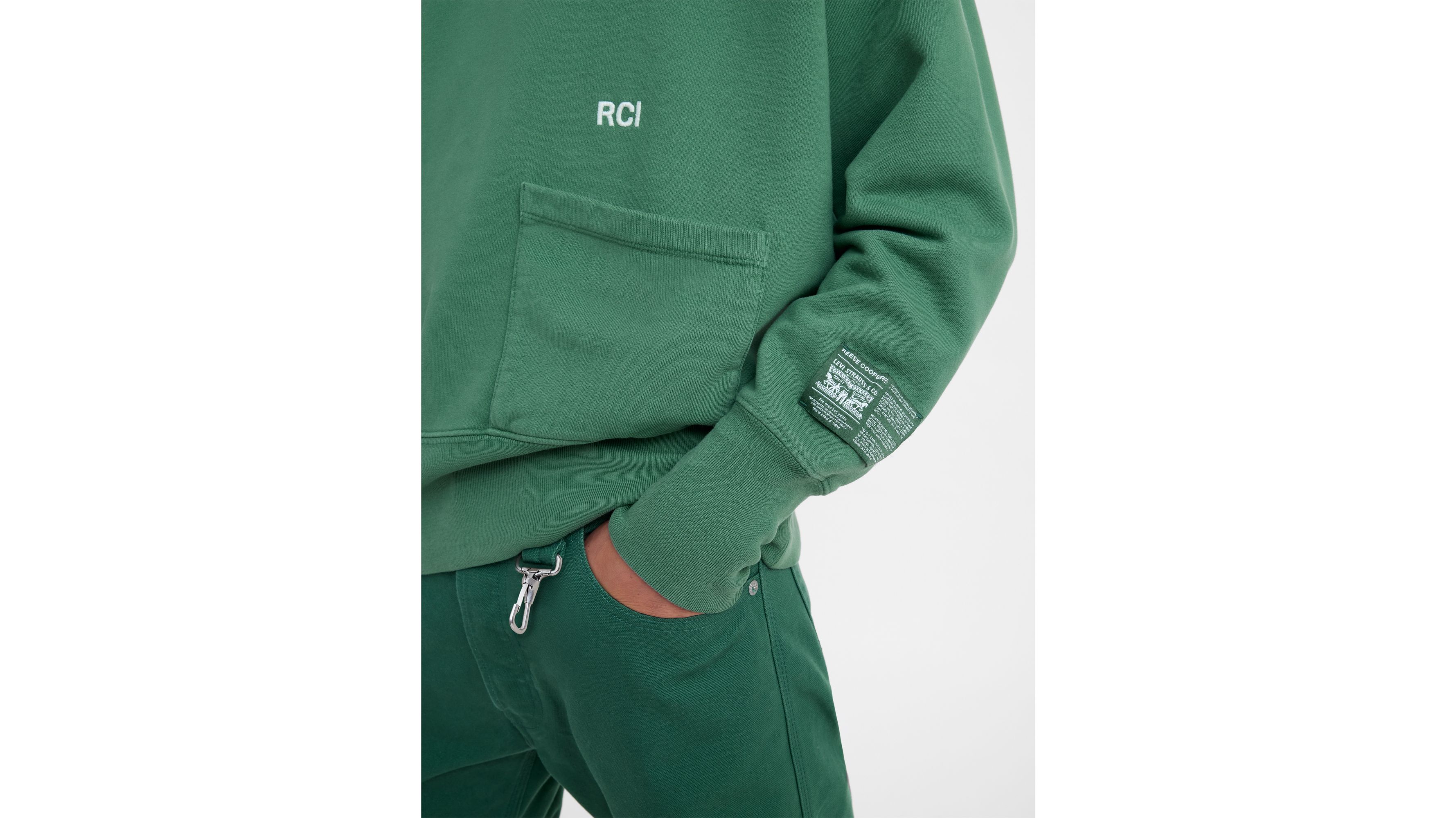 Sweat à capuche graphique Homme Levi's® x Reese Cooper® - Green - Vert