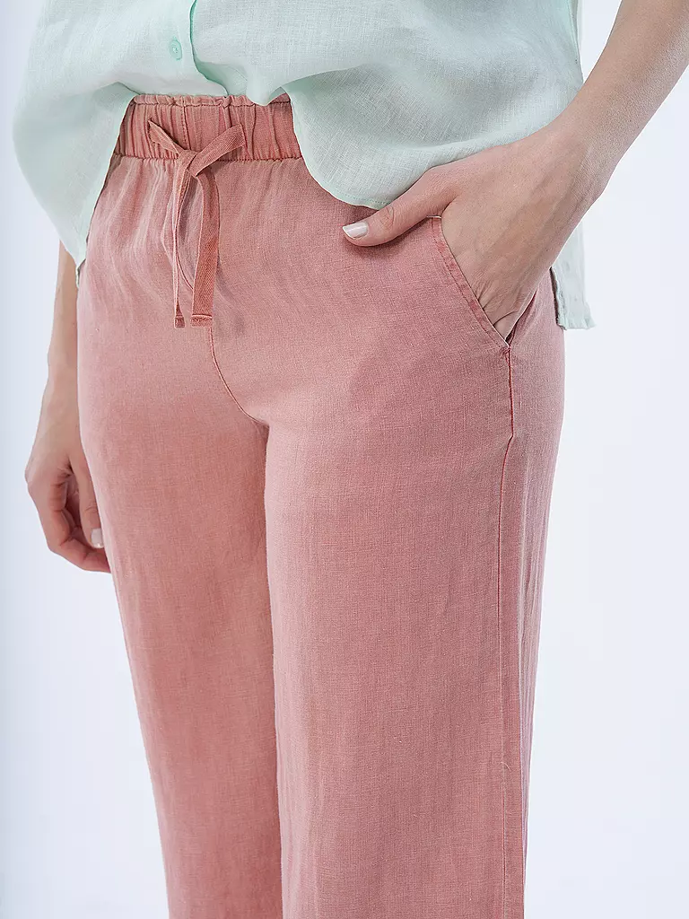 ECOALF Leinenhose MOSAALF koralle