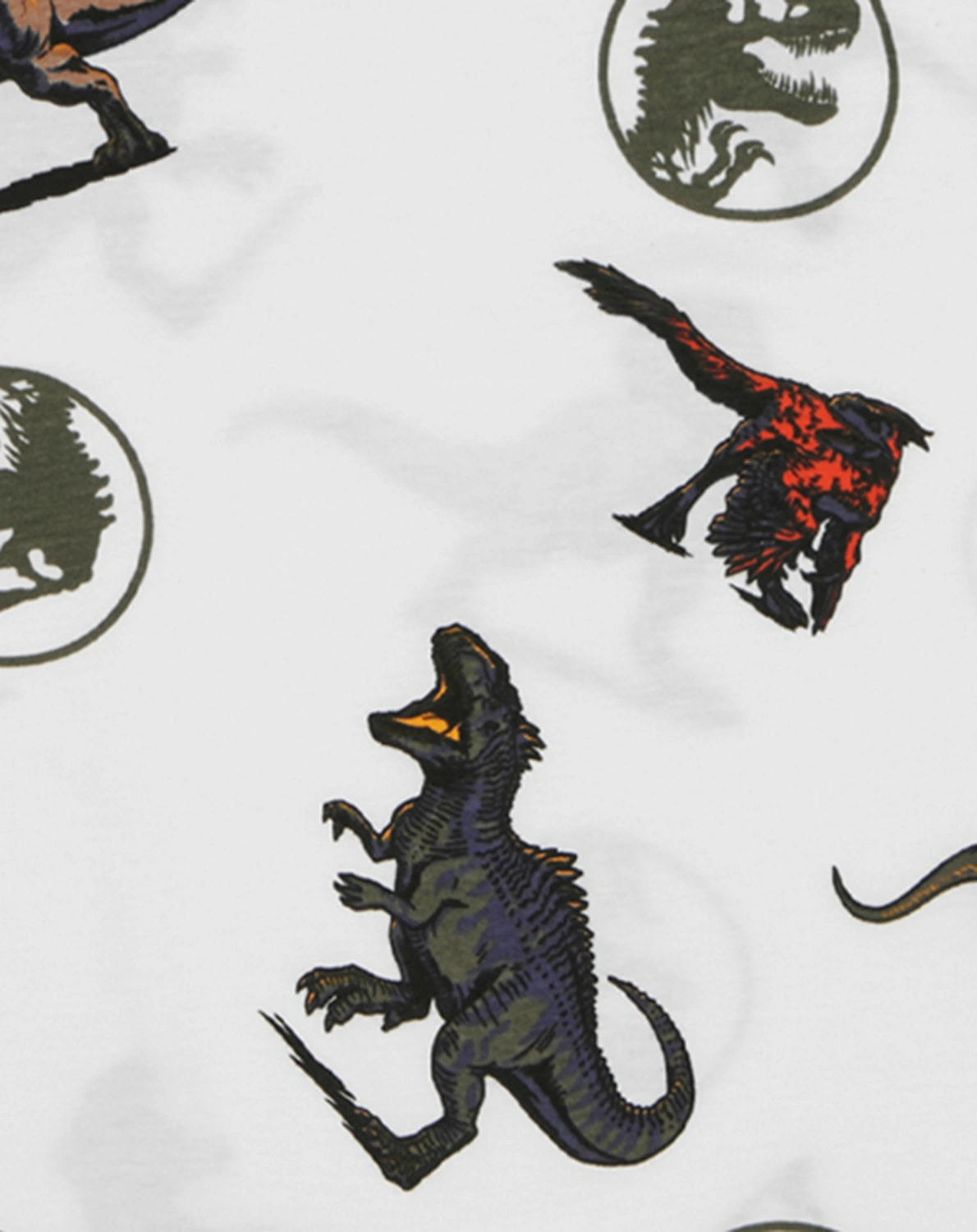 Schlafanzug JURASSIC WORLD in white