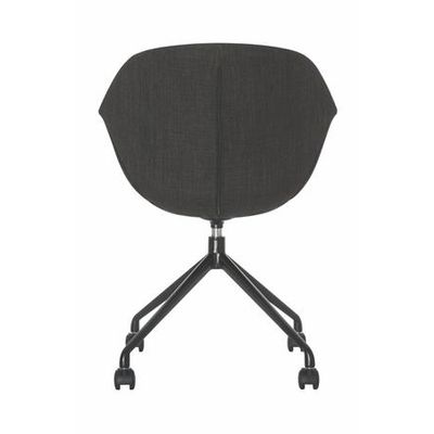 Lot de 2 chaises GANT - avec accoudoirs - anthracite