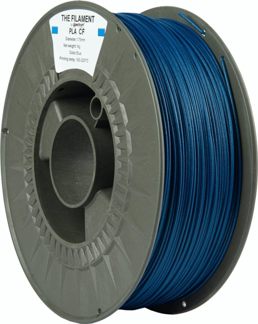 The Filament  PLA CF Blue, 1,75 mm / 1000 g    Kohlefaserverstärktes PLA in Blue