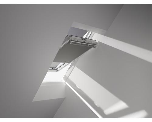 VELUX Advantage Set: Warmtewerende luifel (transparant zwart) en verduisterende rolgordijn (grijs) DOP C02 0705S