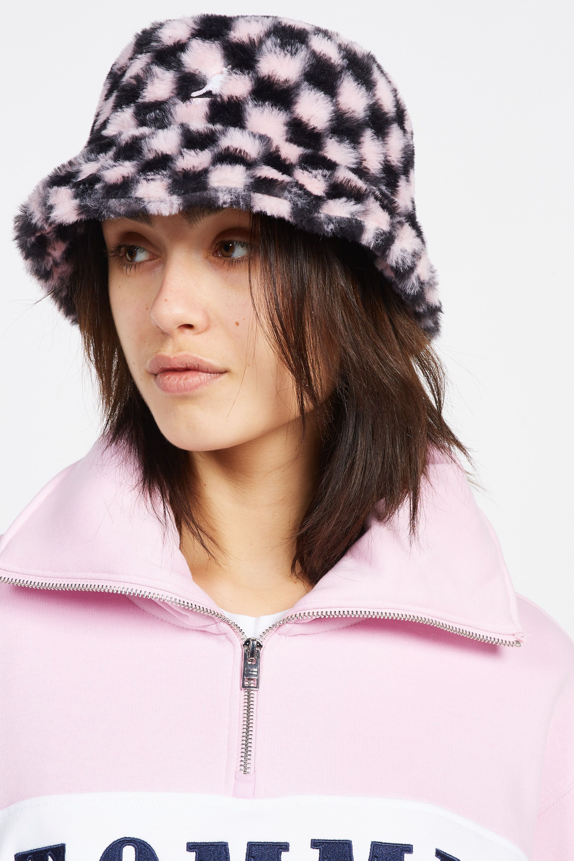 KANGOL Bob FAUX FUR BUCKET Multicolore