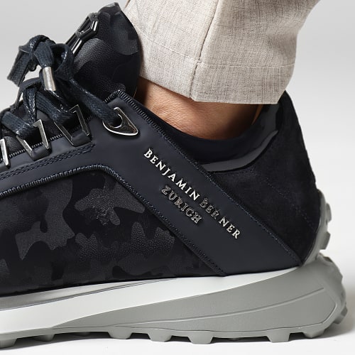 Baskets Alpha Runner Low Top Reflective Camouflage Navy