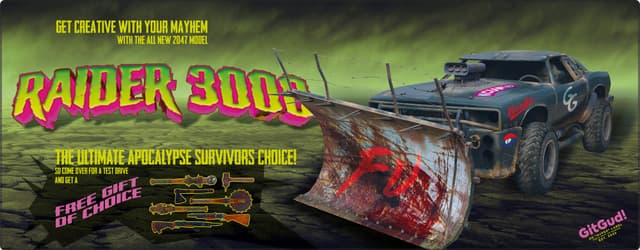 GitGud! Raider 3000 musemåtte