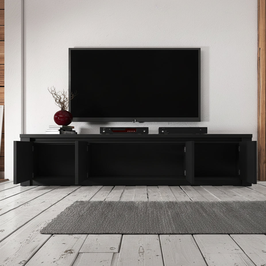 Monaco - TV-Meubel - Mat zwart - 170 cm