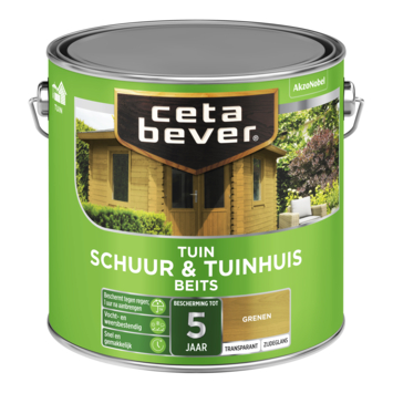 CetaBever Tuinbeits Schuur & Tuinhuis zijdeglans transparant grenen 2,5 liter