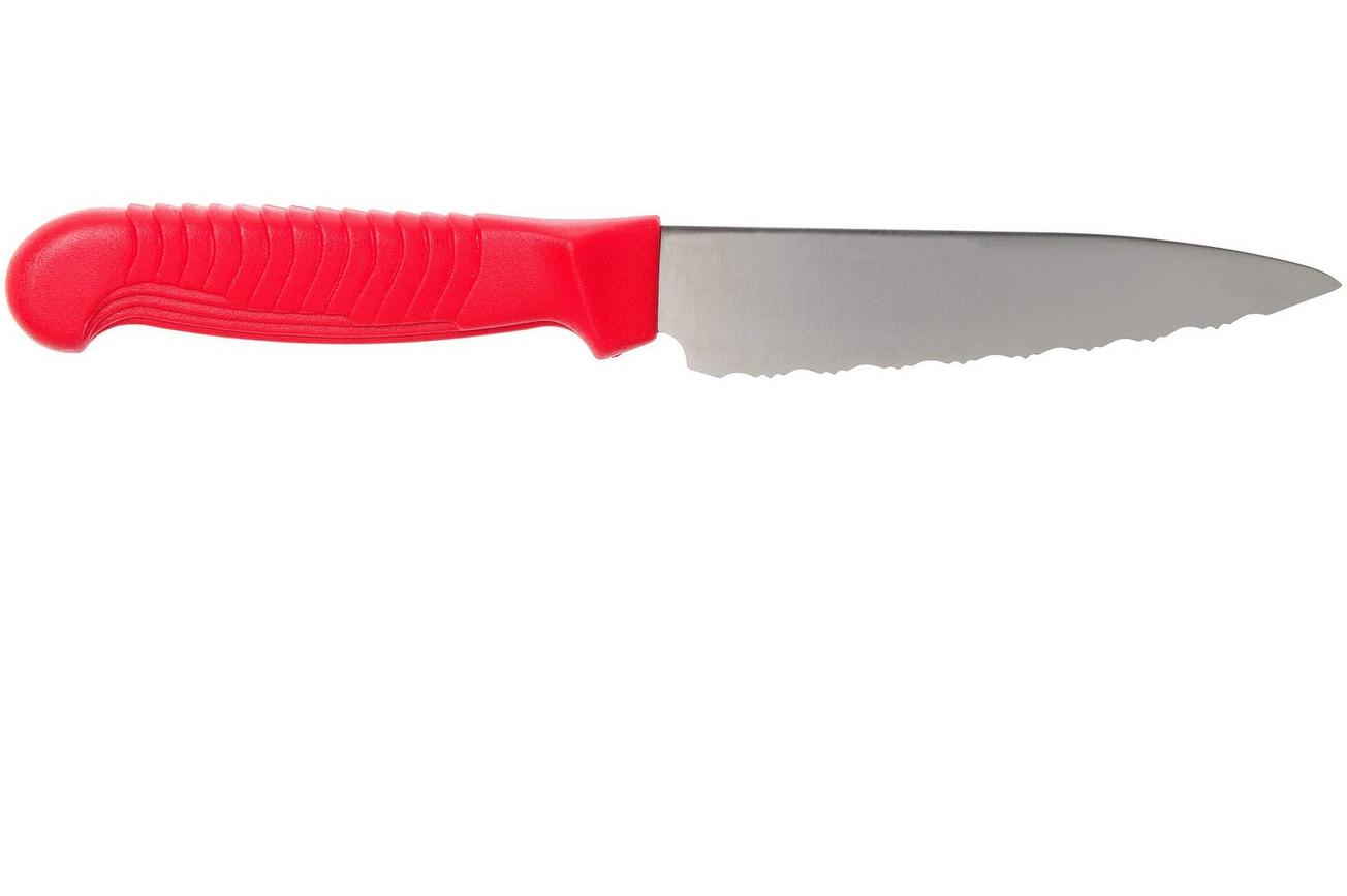 Spyderco K05SRD officemes 11 cm, rood gekarteld