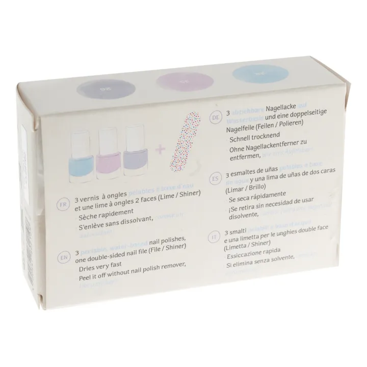 Namaki Coffret 3 vernis à ongles pelables | Bleu