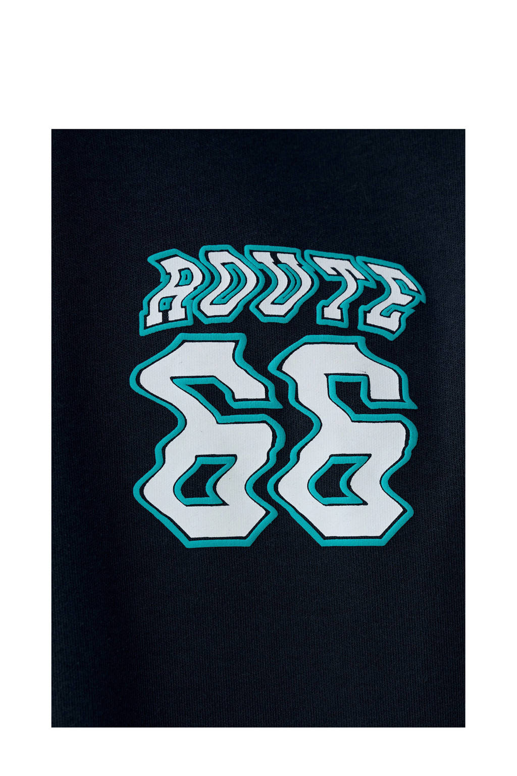 Shoeby T-shirt met backprint antraciet