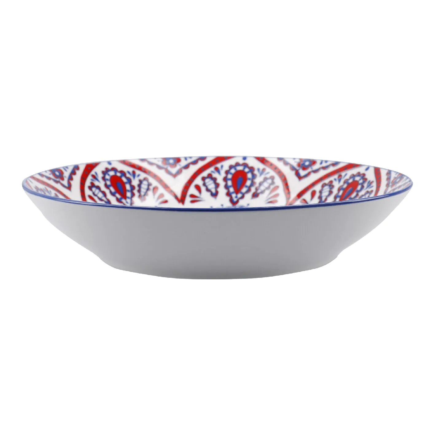 Schale Lisa, flach, dunkelblau, 20 cm