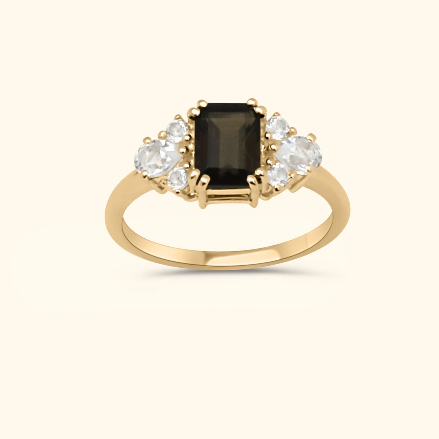 Rian Smoky Topaz ring | 9K