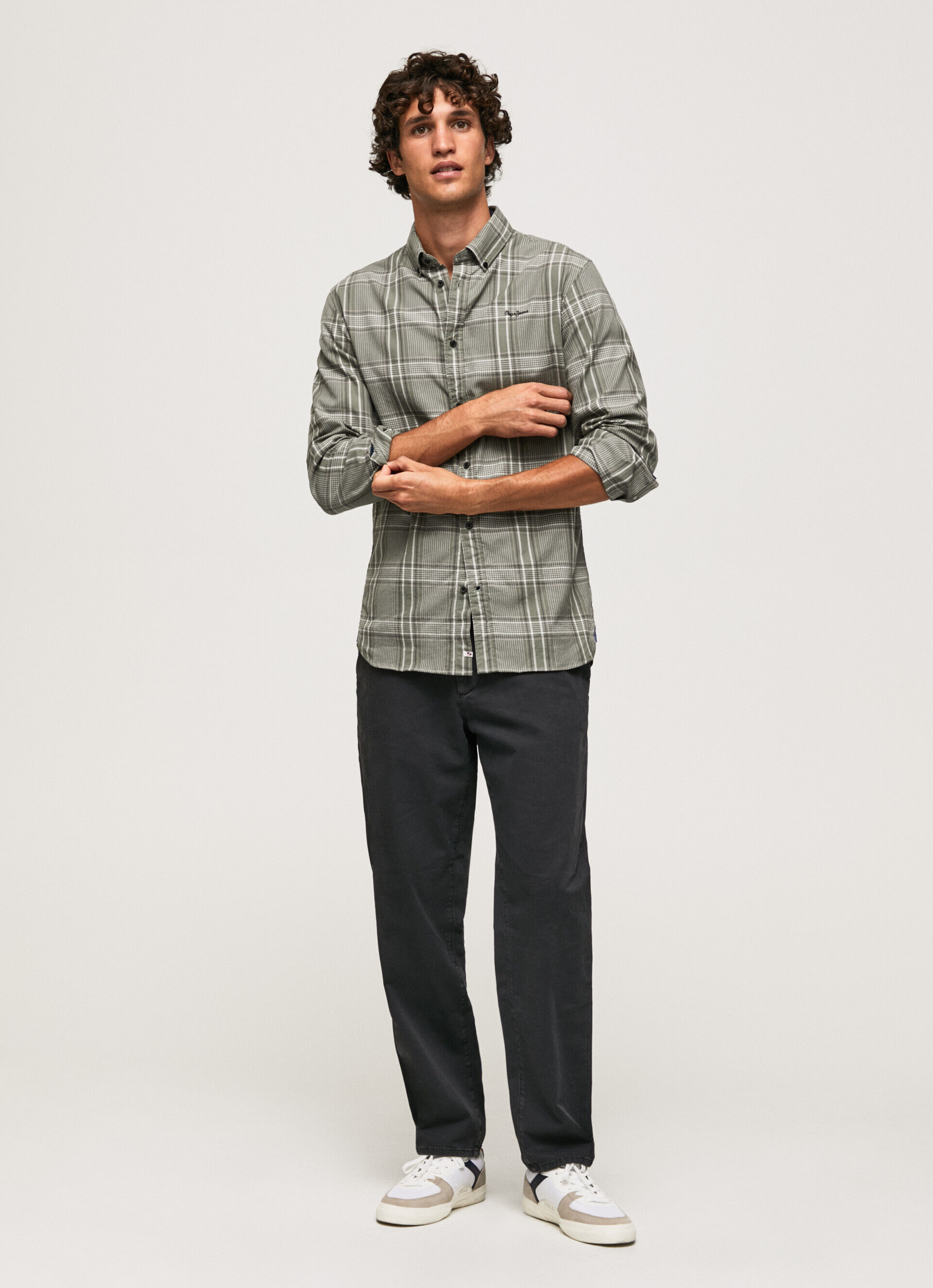 CAMISA XADREZ SLIM FIT - verde-casting