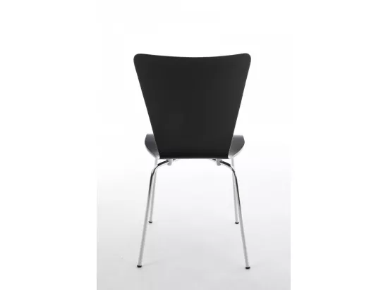 Lot de 16 Chaise de conférence - Bois & Nature - Noir - Aaron