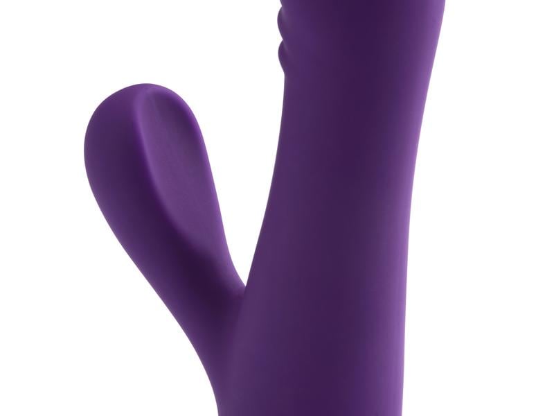 Amorelie Rabbit-Vibrator «Shake» Violett Hochwertiges Sextoy zur vaginalen und klitoralen Stimulation