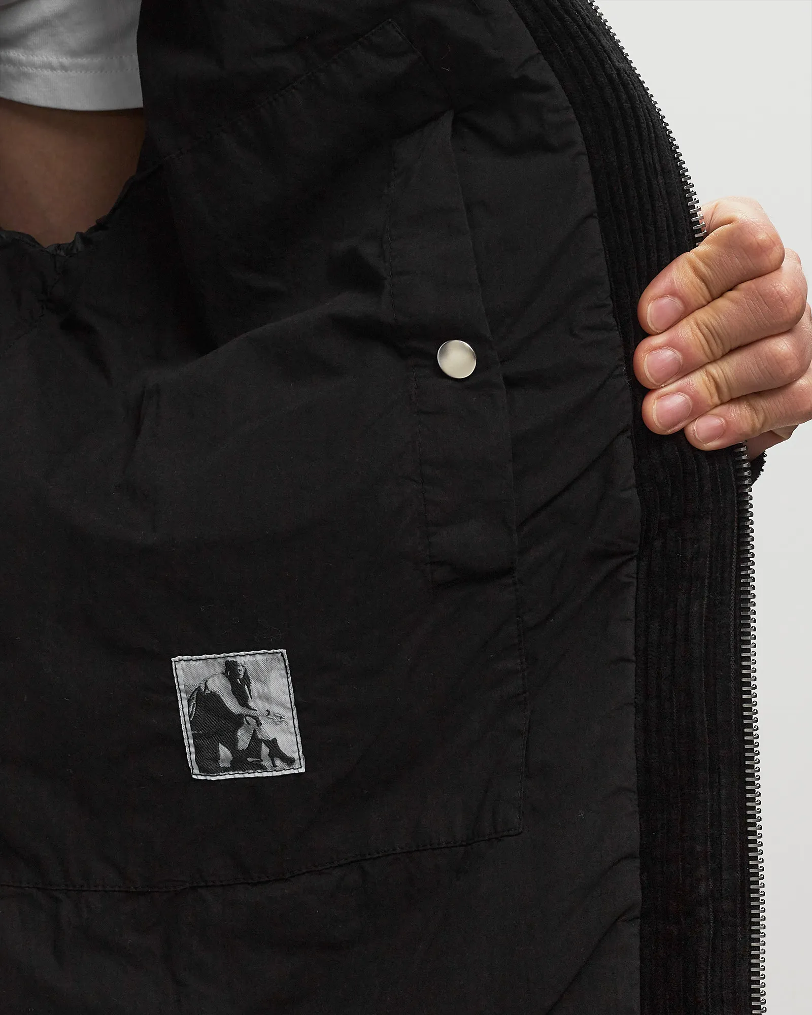 Rick Owens DRKSHDW WOVEN PADDED JACKET - ZIPFRONT JKT
