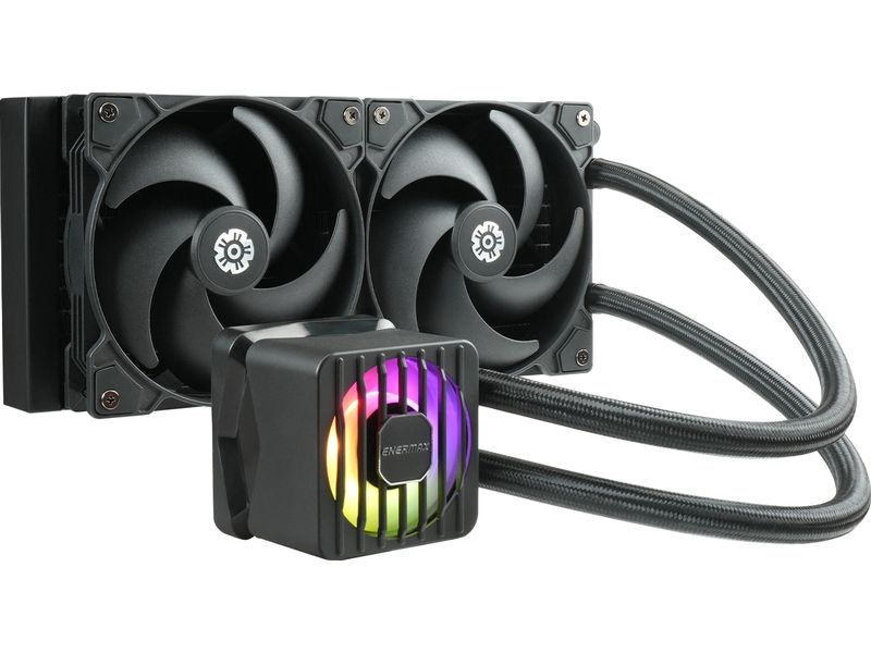 Enermax Wasserkühlung LIQMAXFLO SR 240 AIO-Wasserkühlung mit erweiterter Xtreme-Zweikammerpumpe