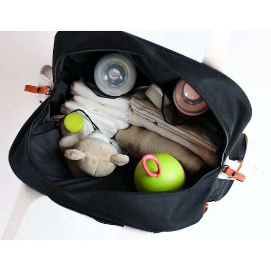 Sac à dos à langer Square Duo   Noir        de               Baby On Board