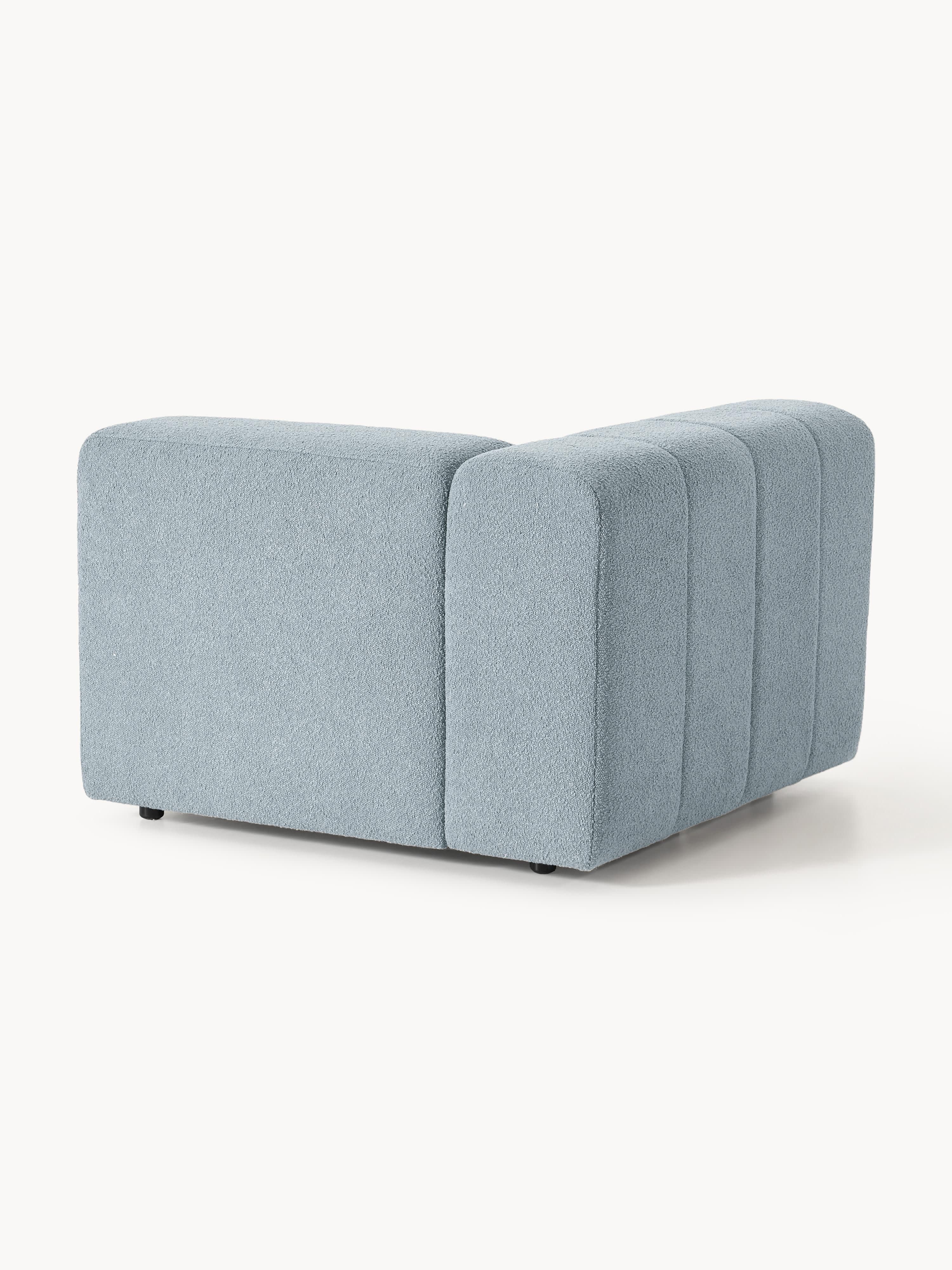 Bouclé hoekmodule Lena