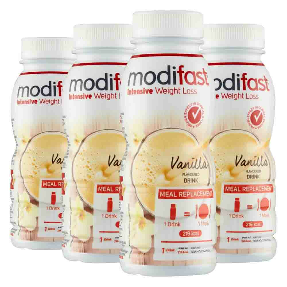 4x Modifast Intensive Drink Vanille236 ml
