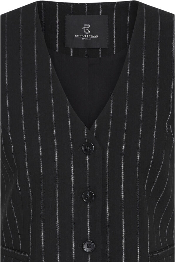 Bruuns Bazaar DecumariaBBBielle waistcoat Black with lurex