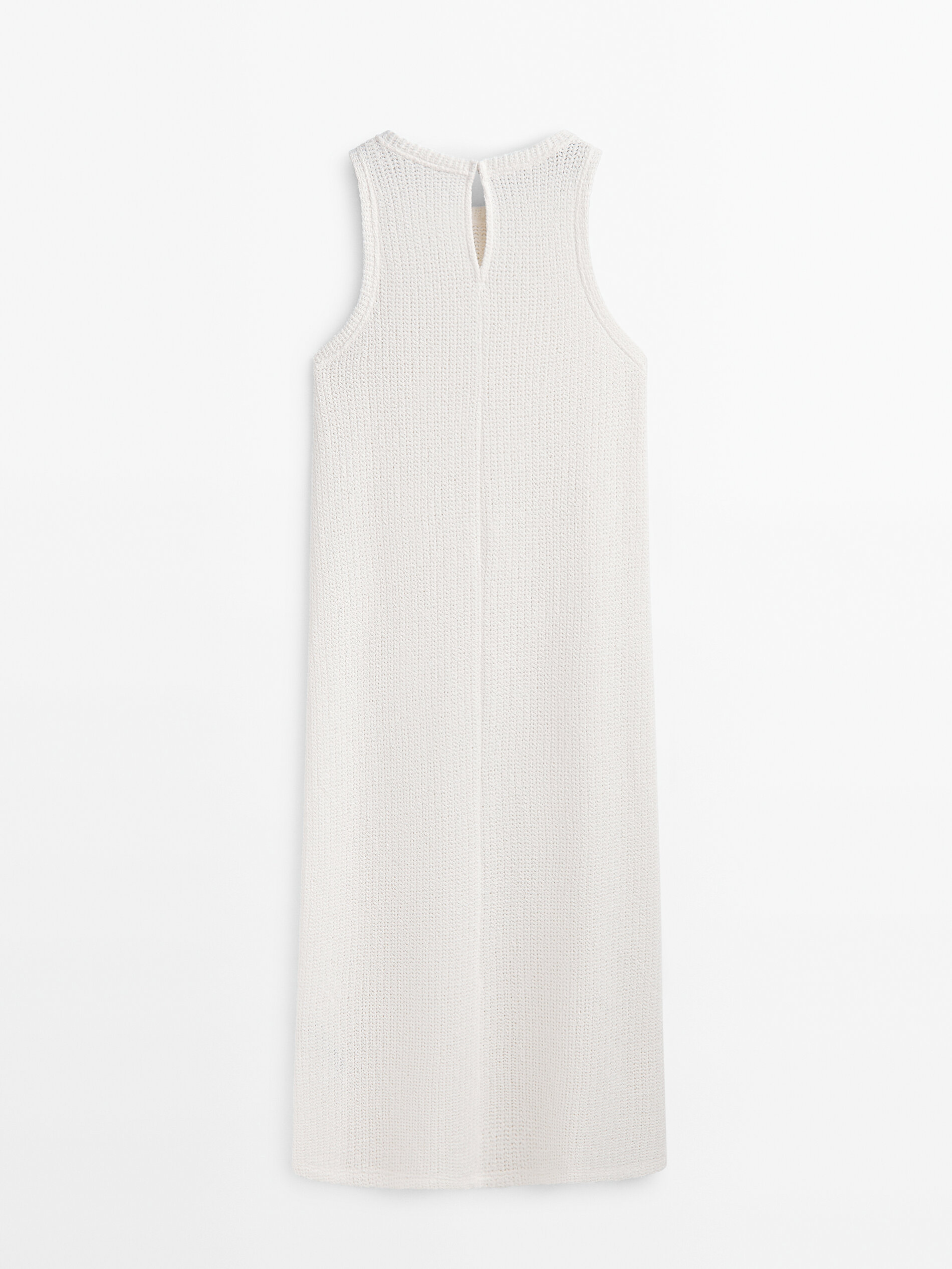 Vestido midi manga sisa estrutura - RAW