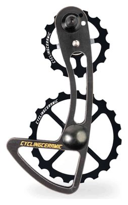 Chape de Dérailleur CyclingCeramic Oversized 14/19T pour Dérailleur Shimano 105 R7000 11V Noir