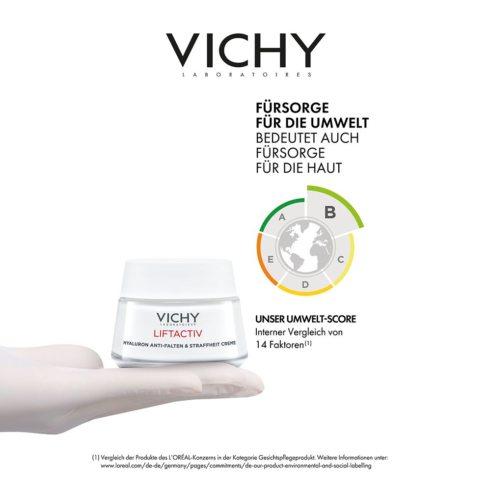 Vichy Liftactiv Anti-Falten & straffende Hyaluron Creme ohne Duftstoffe