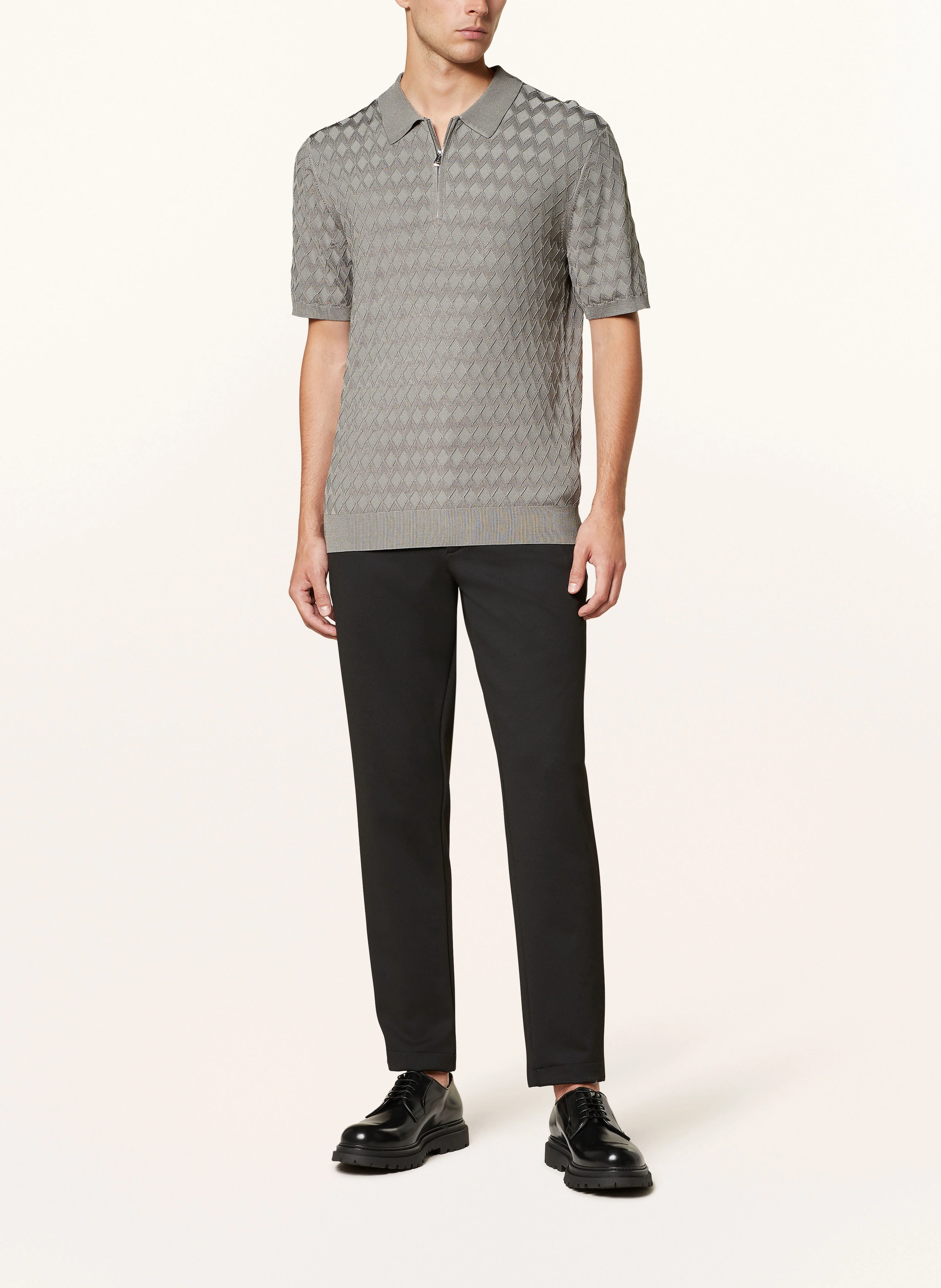 REISS Strick-Poloshirt RIZZO